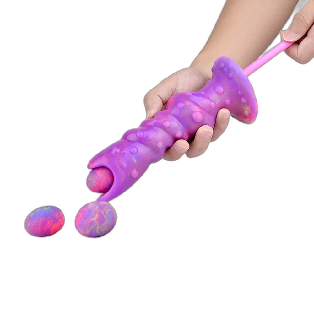 Firefly - 8 Inch Ovipositor Dildo - Glow In The Dark Alien Dildo - Egg Laying Kink