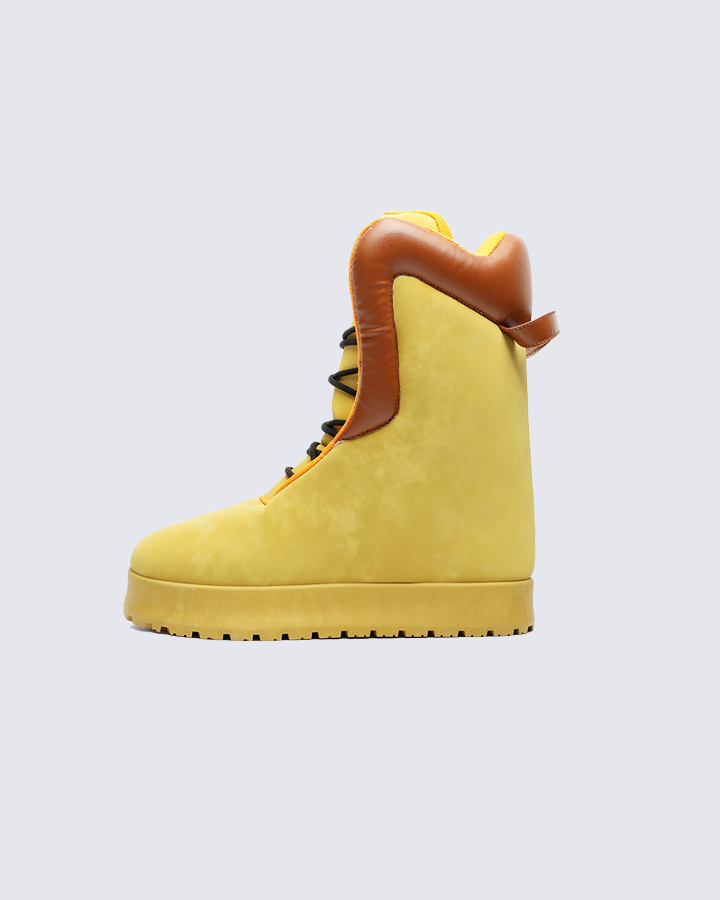 Trendy Oversized High-Top Puffer Boots