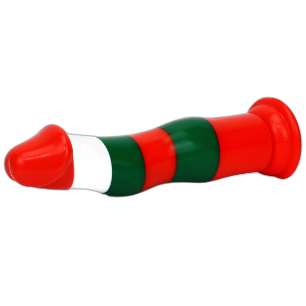 Lian - 8.26 Inch Christmas Silicone Dildo with Suction Cup