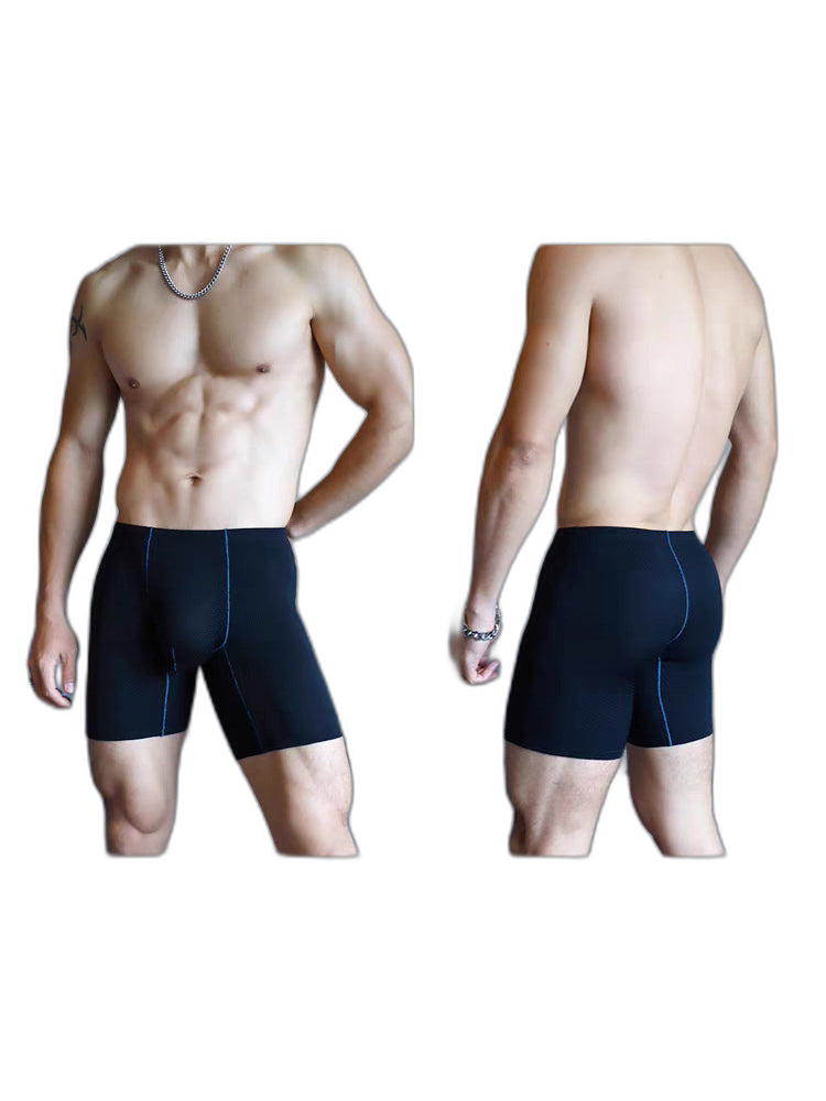 3 Pack Men's Anti-chafing Waffle Boxer Briefs