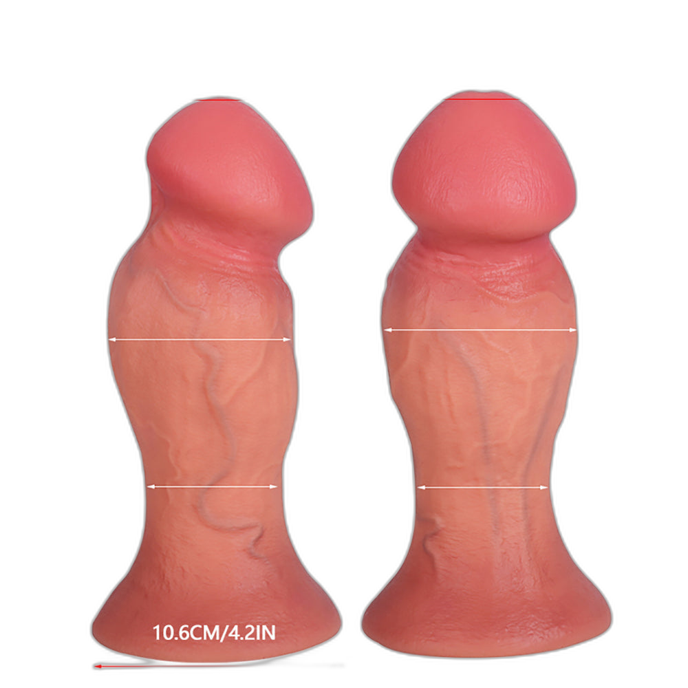 Gunner - Realistic Huge Butt Plug - Vibrating Dildo