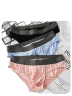 3-pack Men's Open Crotch Sexy Bullet Briefs