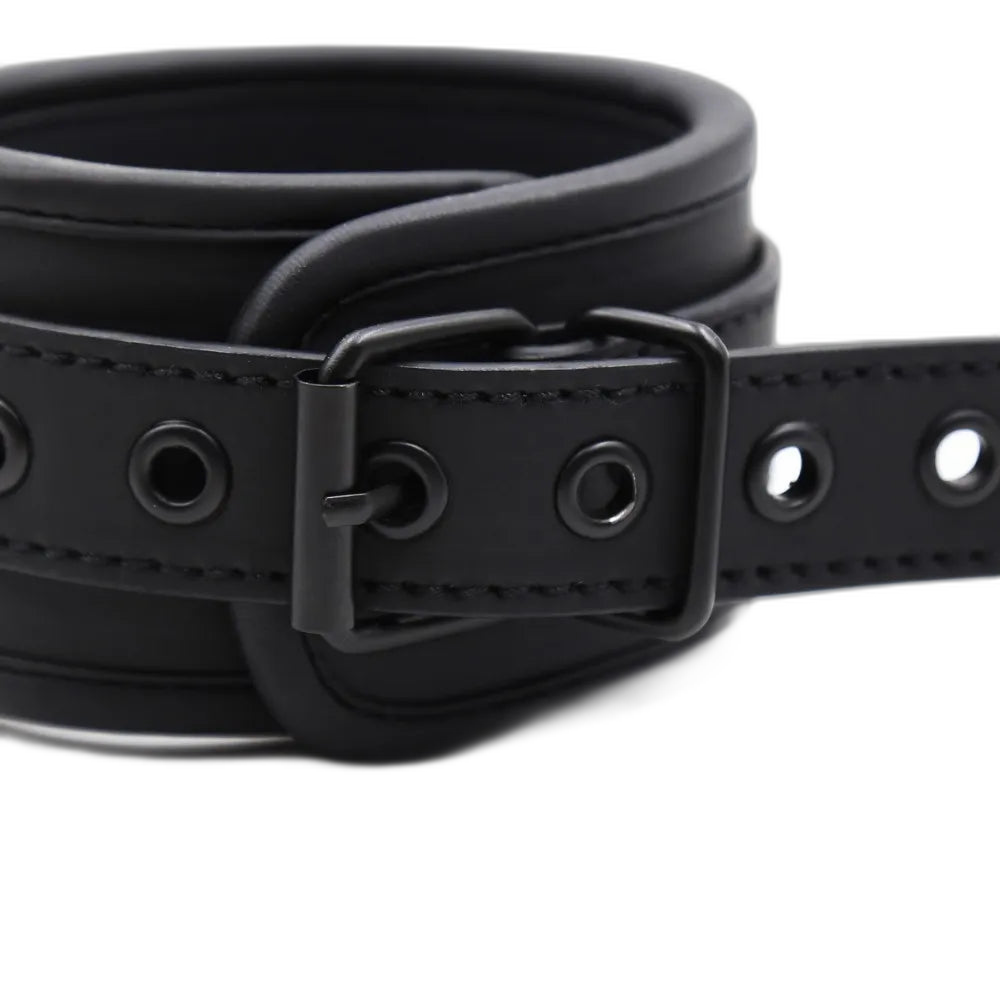 Leather Black Handcuffs