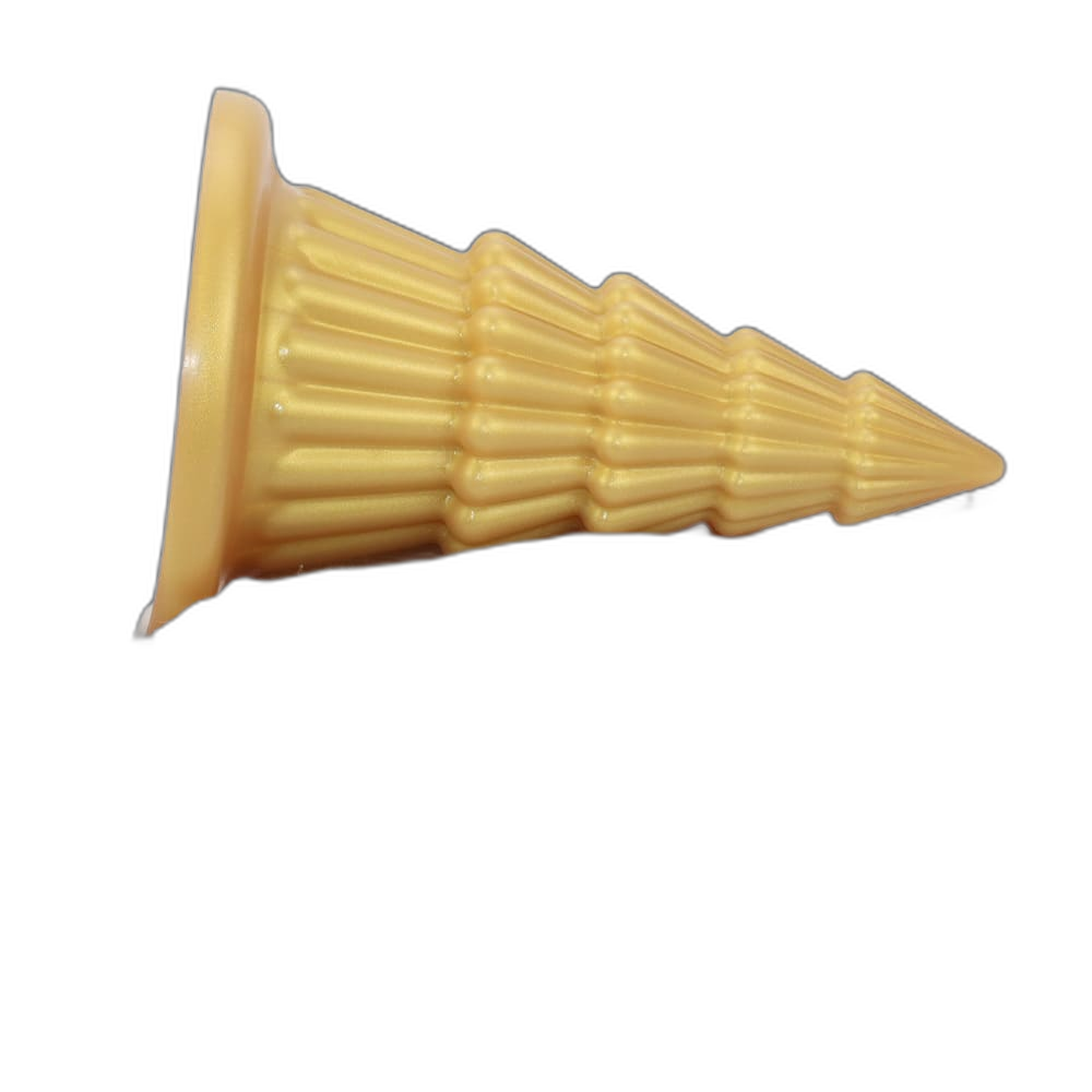 Golden Whirl - Silicone Anal Plug - Anal Sex Toy