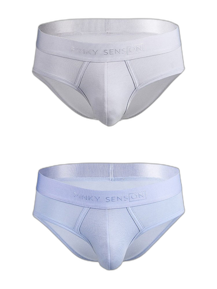 2 Pack Men’s Lightweight Cotton Pouch Briefs