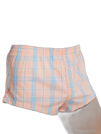 Men’s Vent Classic Plaid Cotton Boxers With Fly