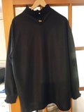 WOMEN'S BLACK XXL CASUAL SMART TOP
