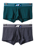 2 Pack Separated Pouch Comfy Mens Boxer Briefs