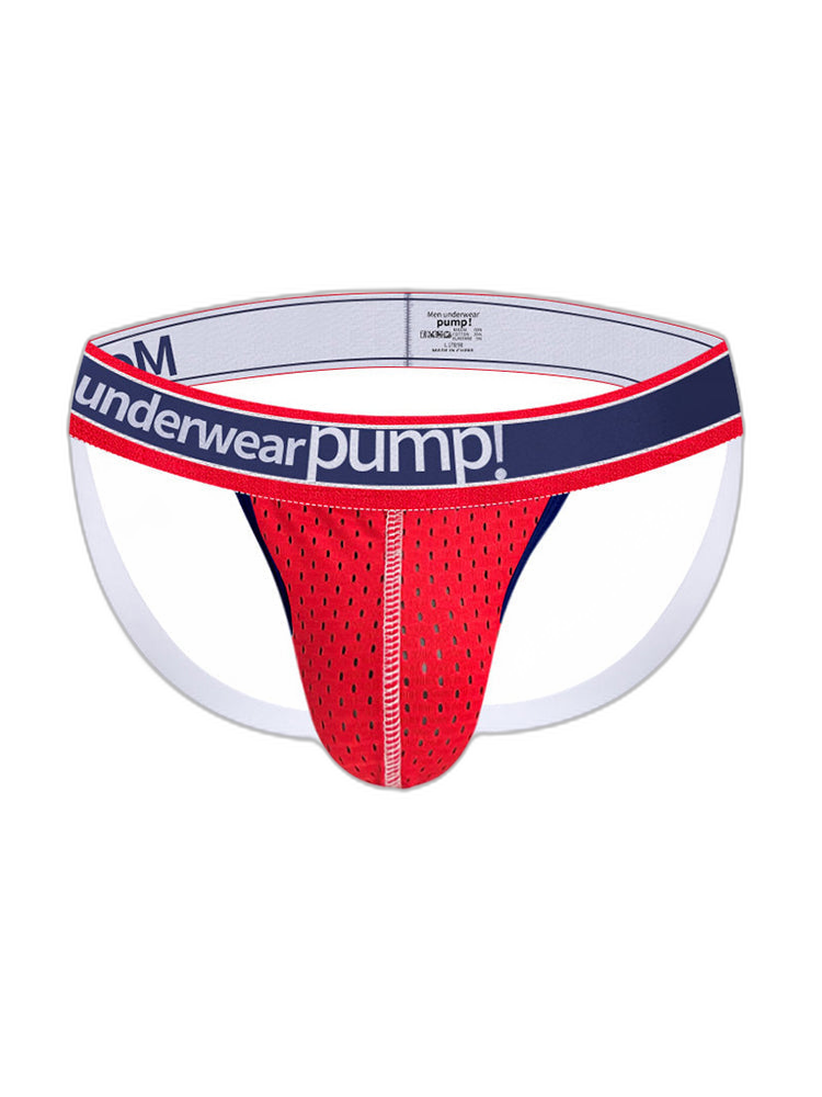 2 Pack Men's Sexy Elastic Waist Micro Mesh Cup Thong