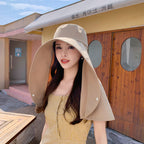 Integrated Neck And Shawl Sunscreen Hat