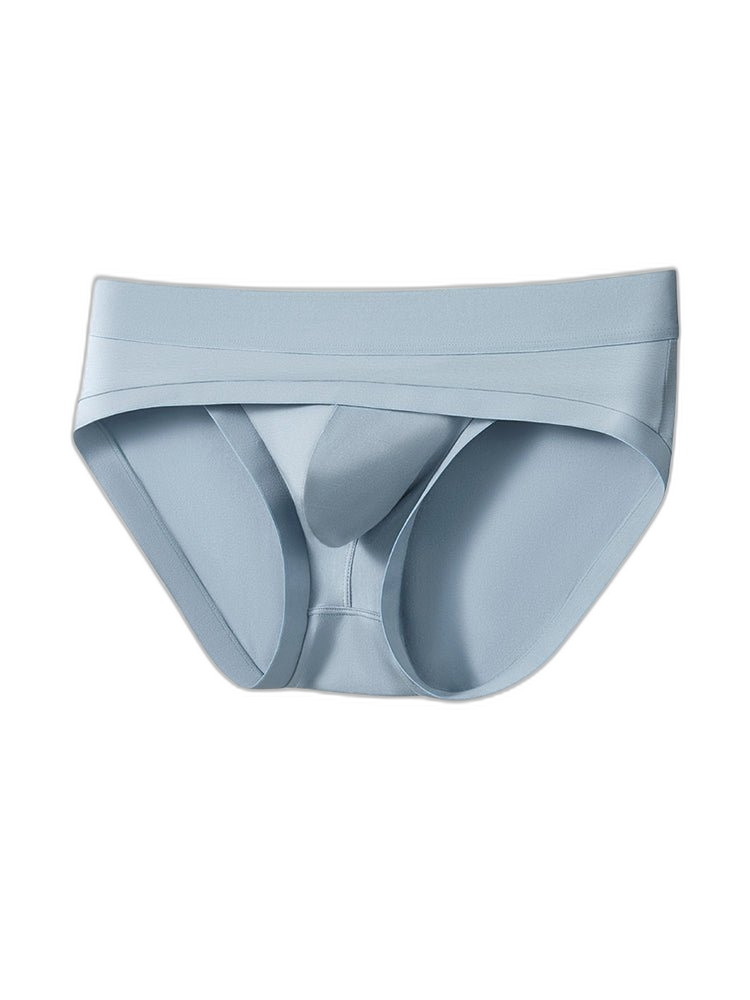2 Pack Men's Ultra-Soft Fabric Stretch Fit Supportive Pouch Breathable Briefs