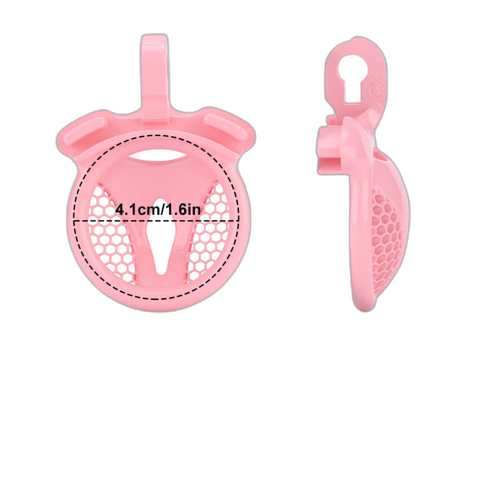 Cassian - Penis Cage - Sissy Cage - Male Chastity Device With Five Rings
