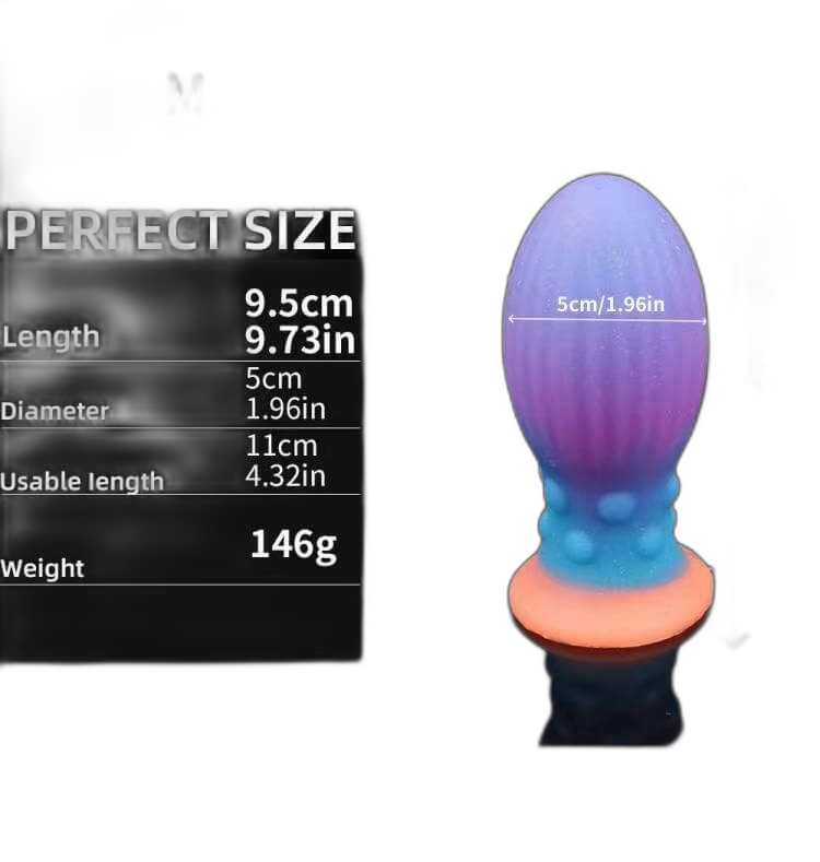 GlowPlug – Silicone Glow-in-the-Dark Anal Plug