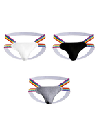 3-pack Rainbow Cotton Thong