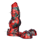 BlazeKnot - 7.7 Inch Silicone Fantasy Dildo – Dog Knot Dildo
