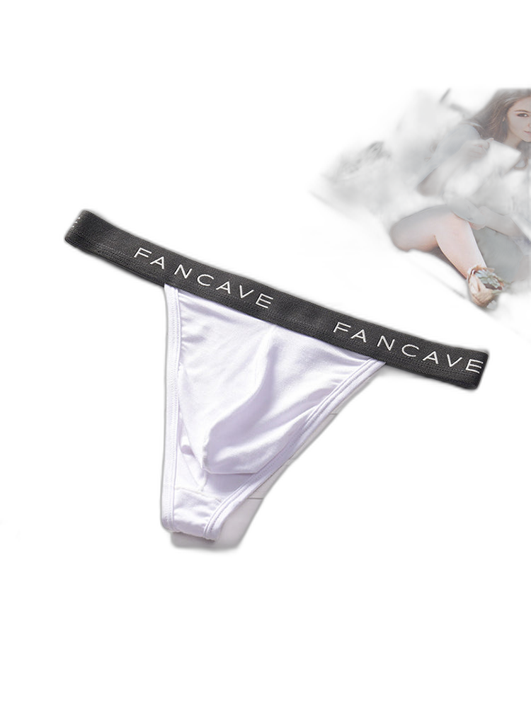 3 Pack Men's Modal U-Pouch Mid-Rise Thongs