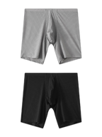 2 Pack Men's Mesh Transparent Sports Fitness Loose Boxer Briefs