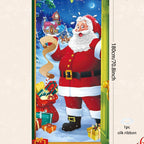 Christmas Curtain Decoration Hanging Cloth Background