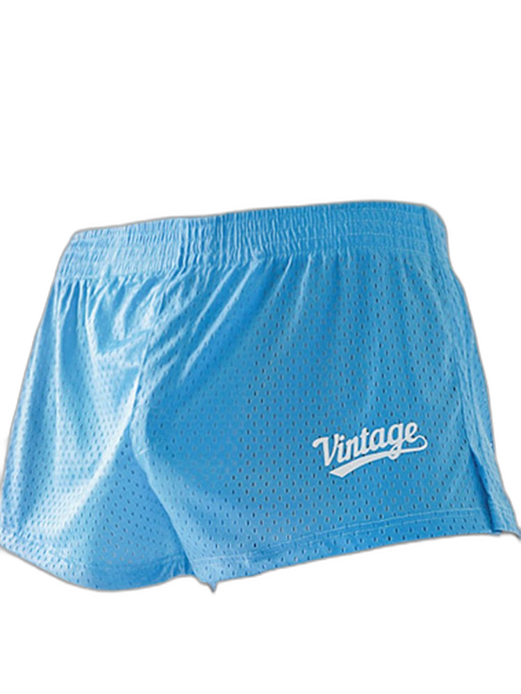 2 Pack Men's Seamless Comfort Quick-Dry Lightweight & Airy Mesh Boxers Shorts