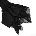 Black Thorn Rose Long Dress For Women