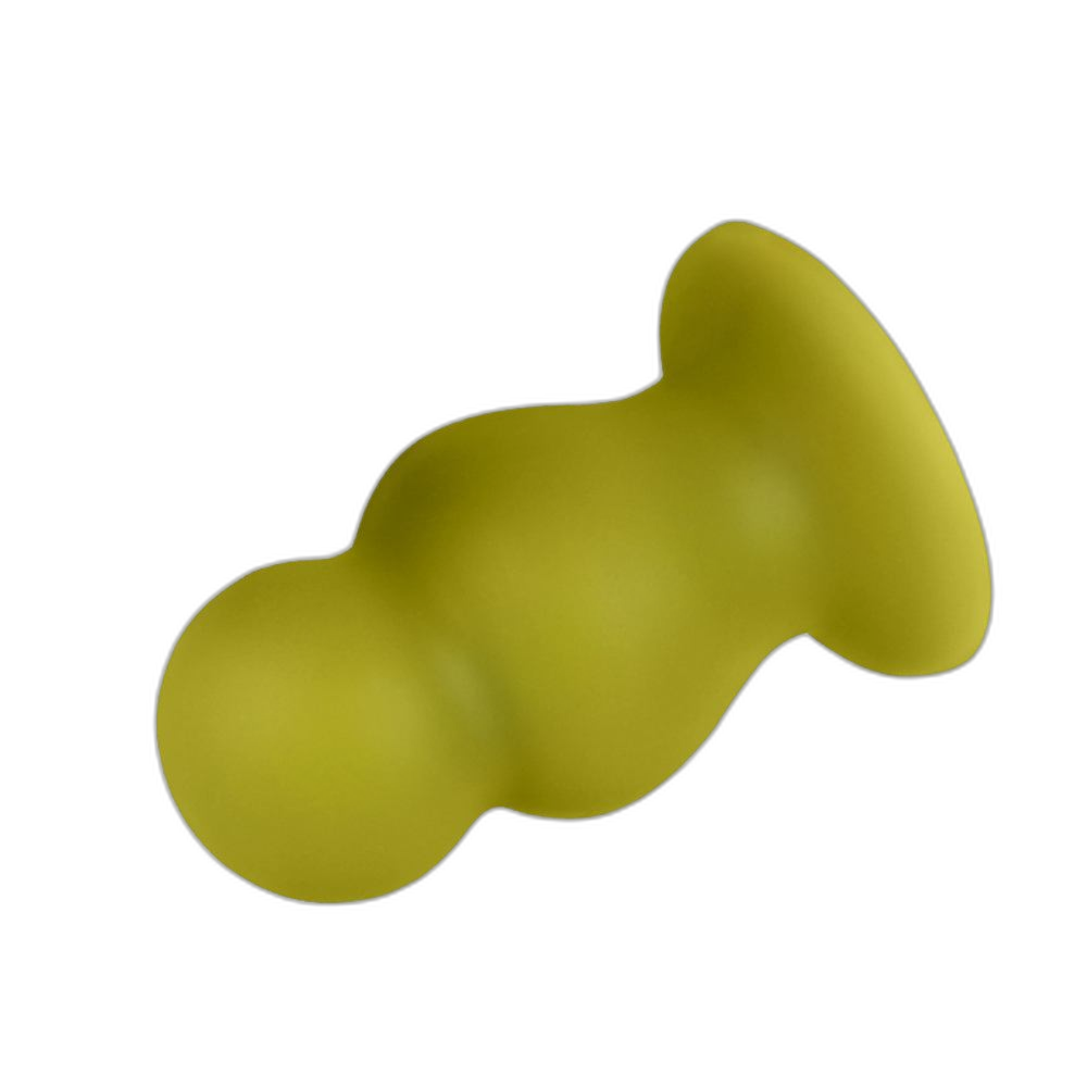 Puke - Small Anal Plug - Silicone Butt Plug - Ribbed Butt Plug