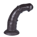 Harper - Black Horse Dildo - Curved Dildo - 3 Sizes
