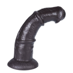 Harper - Black Horse Dildo - Curved Dildo - 3 Sizes