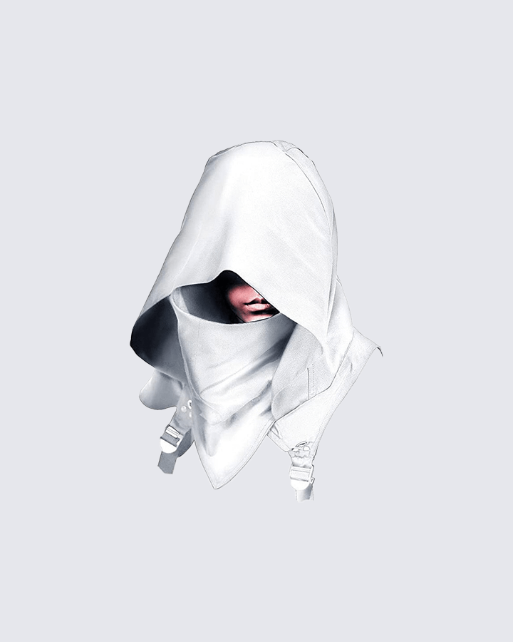 Techwear Detachable Hooded Face Cover Mask