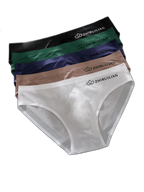 3 Pack Men's Ultra-Thin Seamless Ice Silk Cool-Touch Briefs