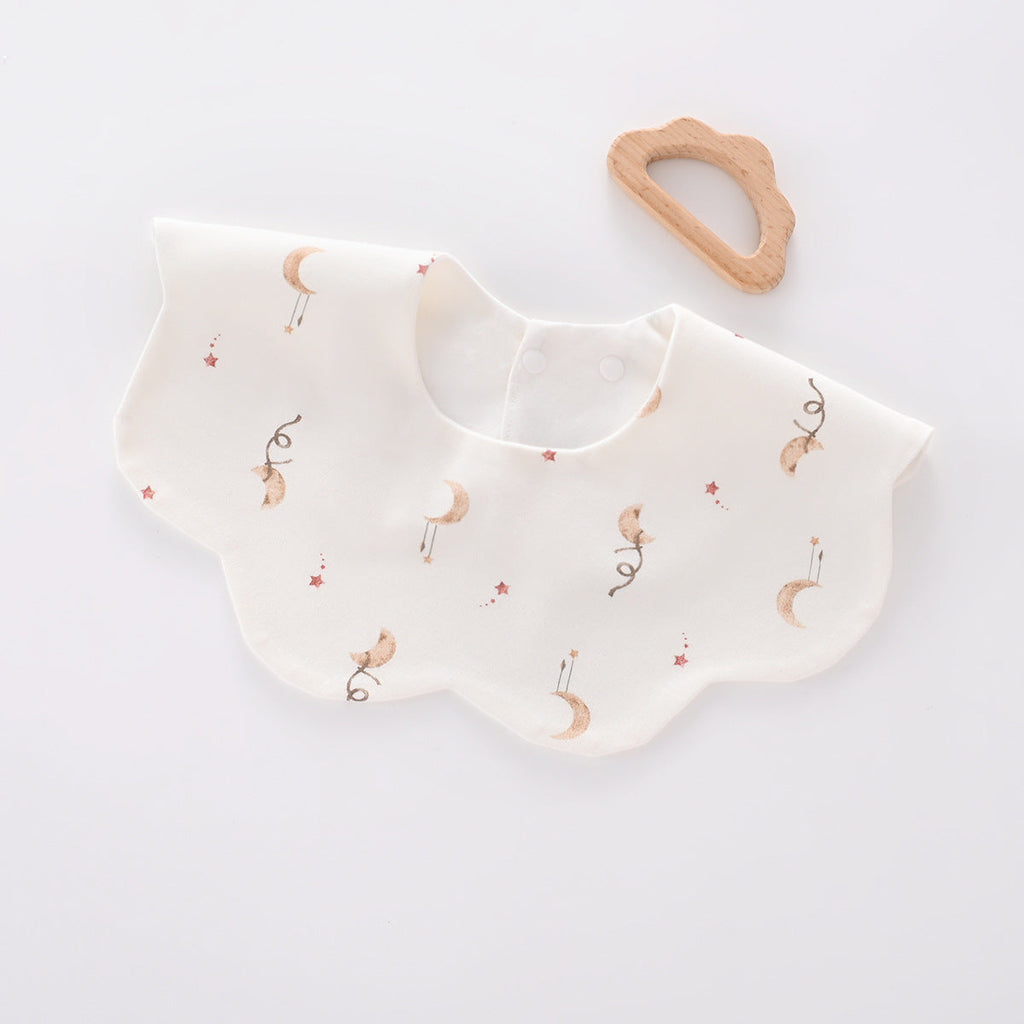 Pure Cotton Waterproof Baby Bib | Anti-Rash Drool Bib Newborn