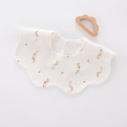 Pure Cotton Waterproof Baby Bib | Anti-Rash Drool Bib Newborn