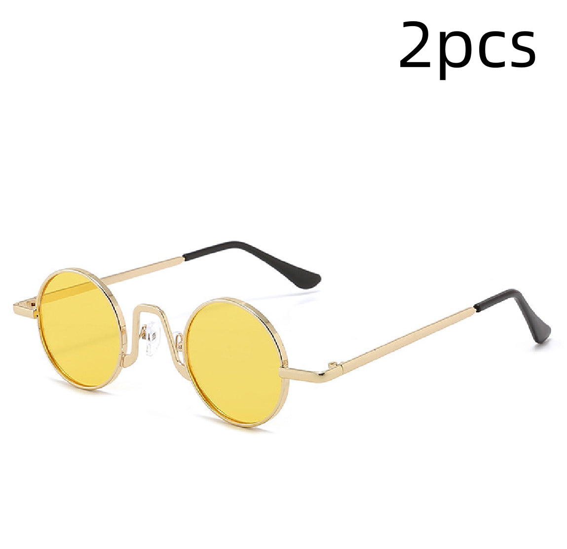 Retro Hip Hop Sunglasses Small Frame Round