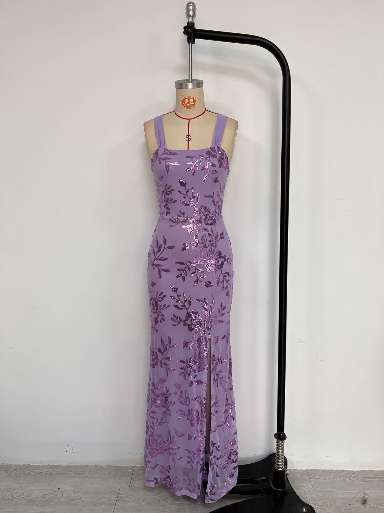 Fashionable Sexy Strapless Backless High-Slit Celebrity Dress