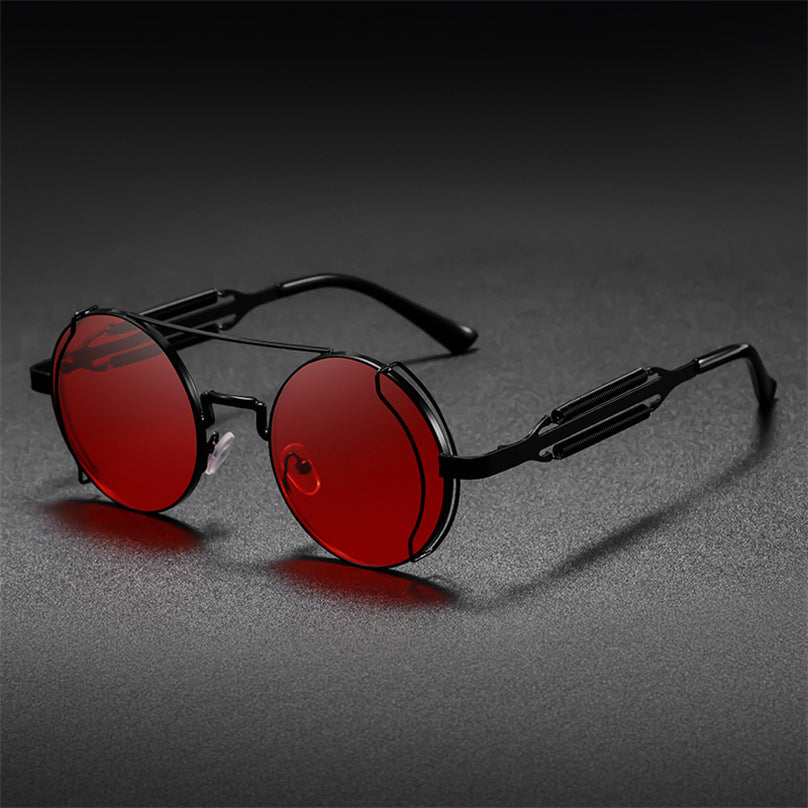 Fashionable And Unique Steam-wave Tinted Sunglasses