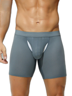 2 Pack Men's Sporty Cut Anti-Chafing Breathable Stretch Fit Midway Briefs
