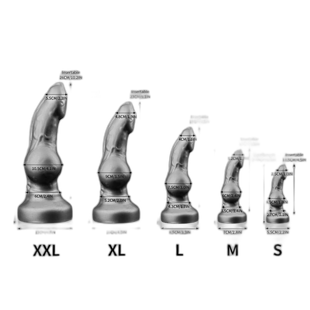 Jax - Silicone Knot Dildo - Kanis Dildo - 5 Sizes