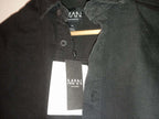 NEW with tag Men's Boohoo MAN Black Muscle Fit Denim Shirt (XS)