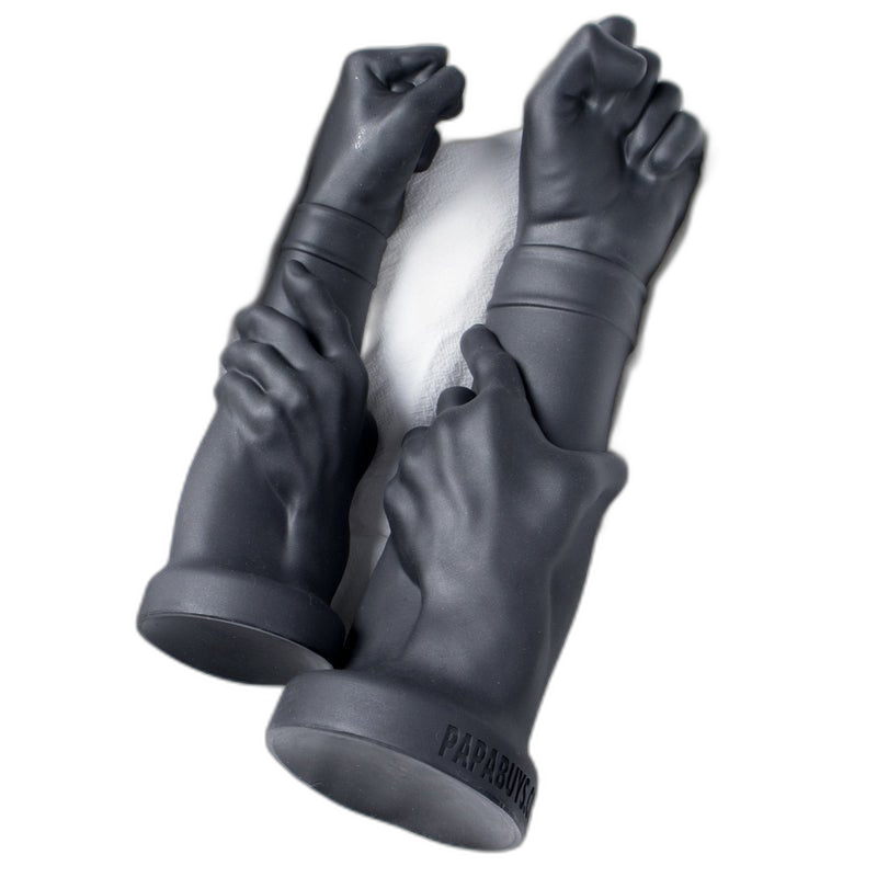 ruff GEAR Silicone Hand to Hand Dildo 9.4 Inch