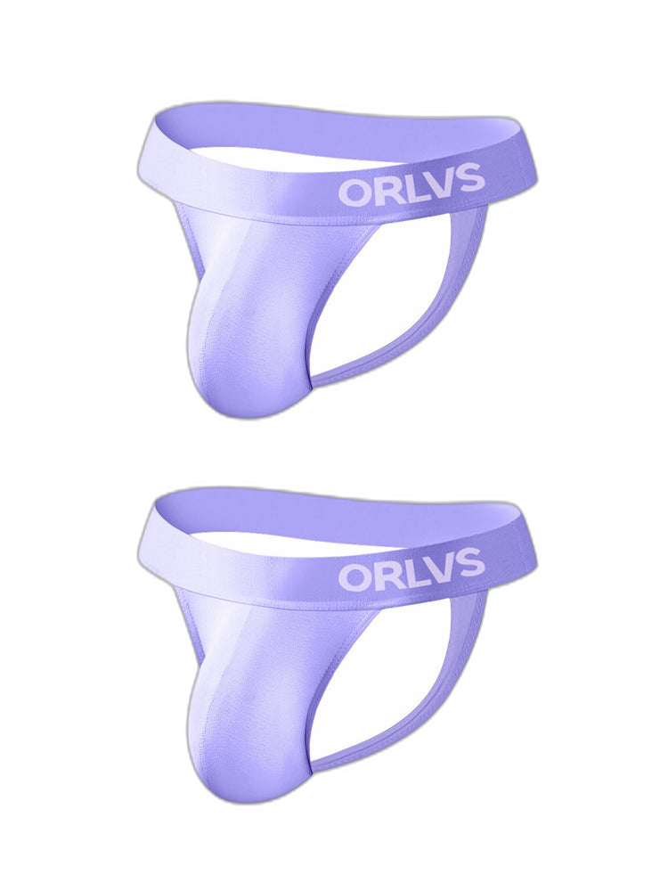 2 Pack Men's Large Pouch Enhancing Modal Breathable Thong