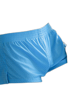 2 Pack Men's Seamless Comfort Quick-Dry Lightweight & Airy Mesh Boxers Shorts