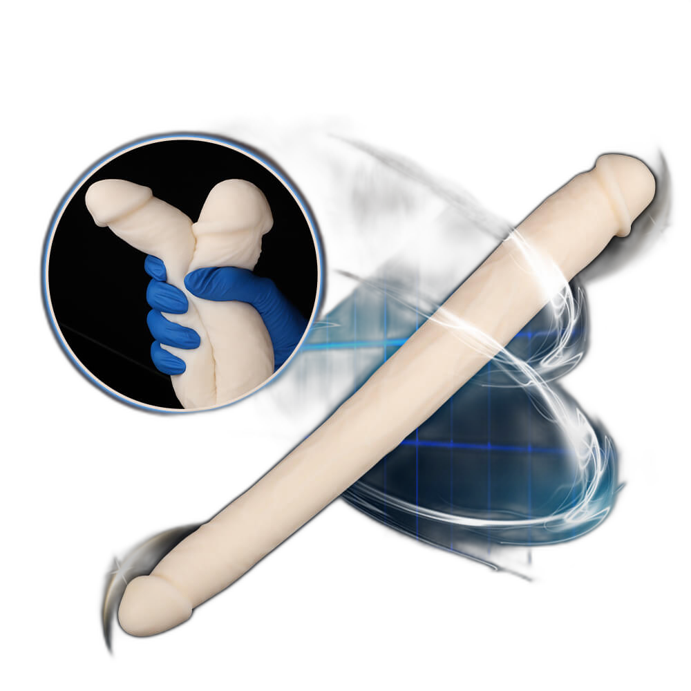 Venus - 11.8 Inch Double Ended Dildo - Lesbian Dildo - Silicone Dildo