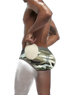 Camouflage Removable Hip Pad Boxer Briefs