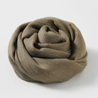 Artistic Sunscreen Solid Color Cotton And Linen Scarf