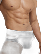 Men’s Ribbed Cutout Stretch Cotton Briefs
