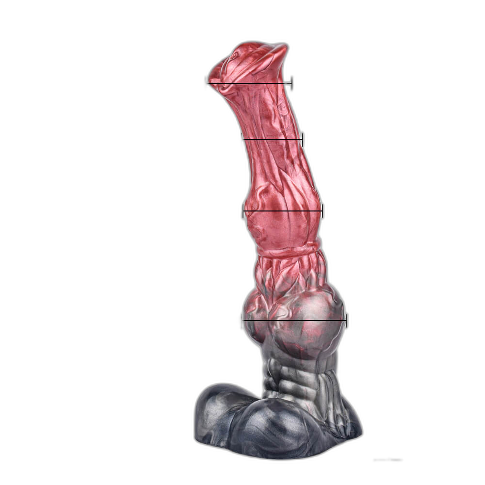 Molten - 10.2 Inch Centaur Dildo - Knot Dildo - Animal Dildo