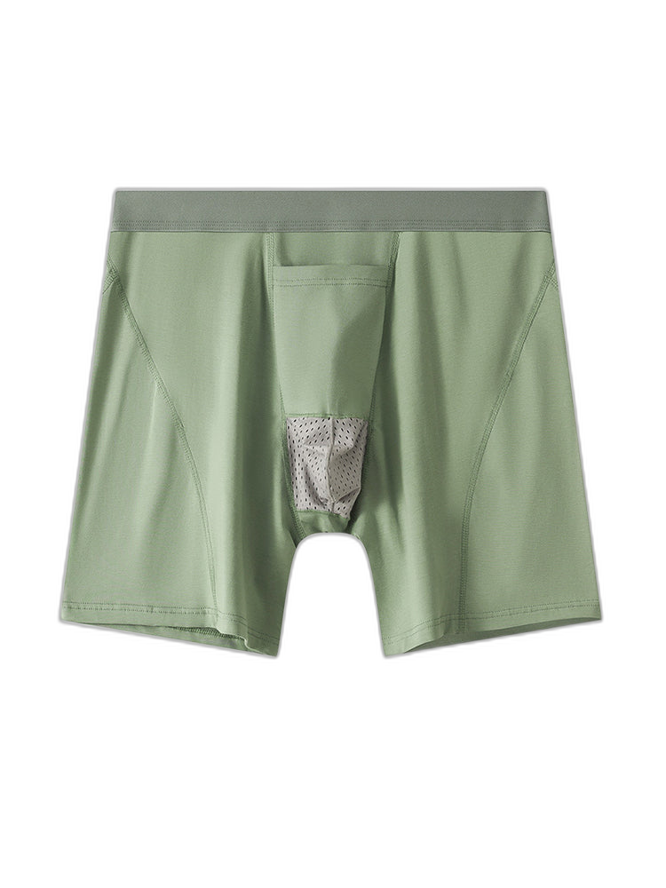 2 Pack Men's Gun Bullet Separation Casual Sports Breathable Cotton Mid-Rise Midway Briefs