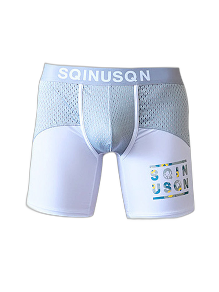 Men's Anti-Chafing Sports Boxer Briefs with Spacious Pouch