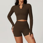 Slim-fit Fitness Long-sleeve Jacket Quick-dry Yoga Wear