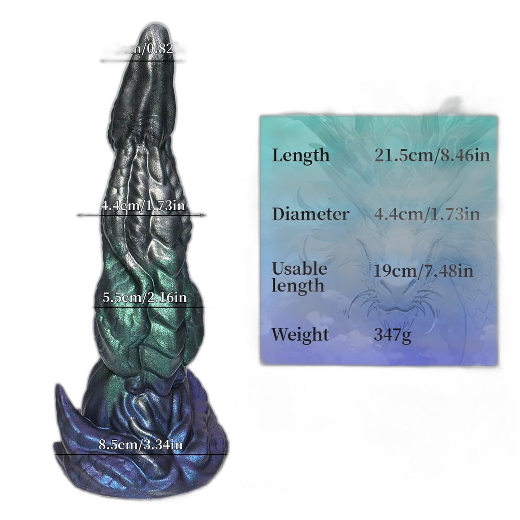 Drakefang - 8.5 Inch Dragon Dildo – Fantasy Silicone Dildo