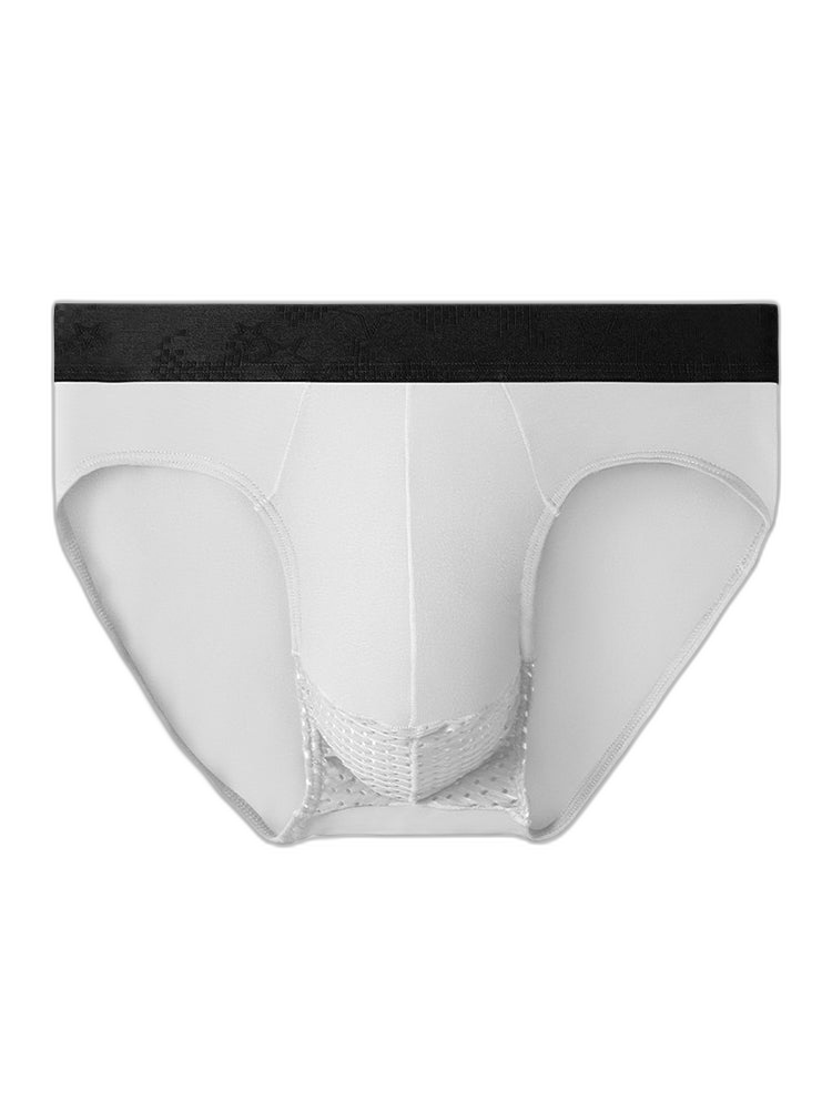 4 Pack Men's Comfortable Thin Pouch Breathable Mesh Briefs